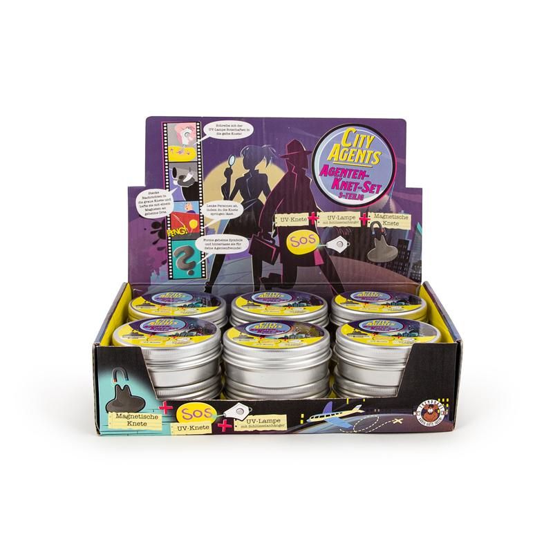 CITY AGENTS AGENTEN KNET-SET 3-TEILIG 2 X 20G