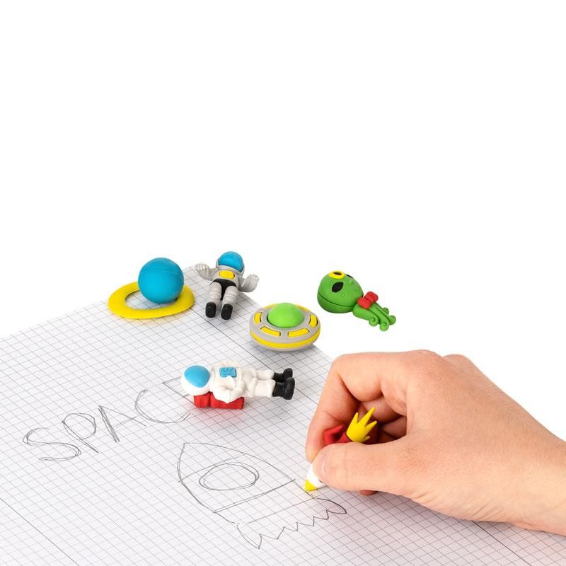 SPACE ADVENTURE RADIERER 2ER-SET, 3-FACH SORTIERT