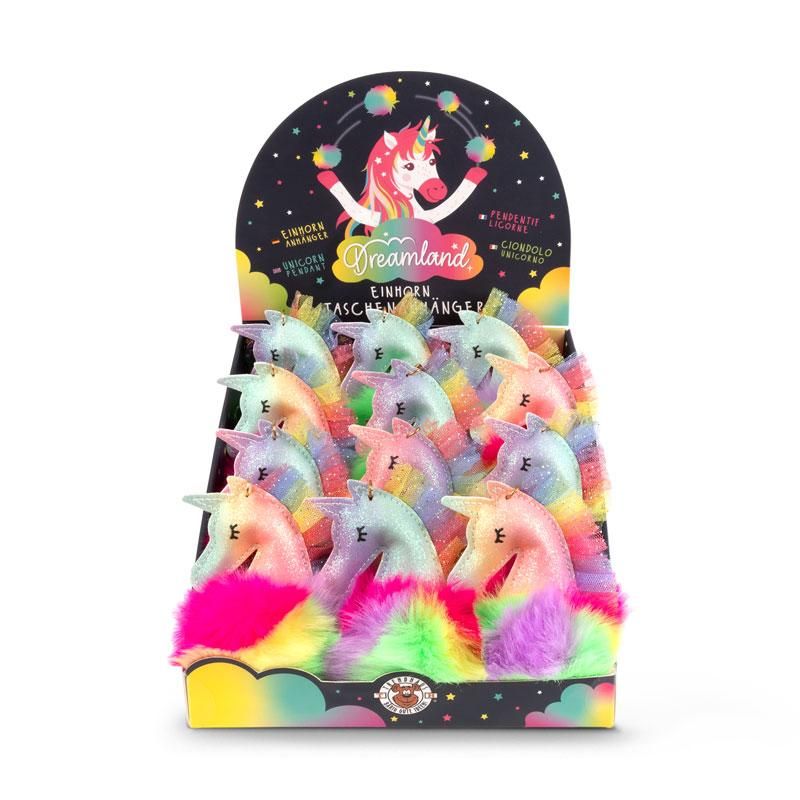 DREAMLAND TASCHENANHÄNGER EINHORN SCHLÜSSELANHÄNGER
