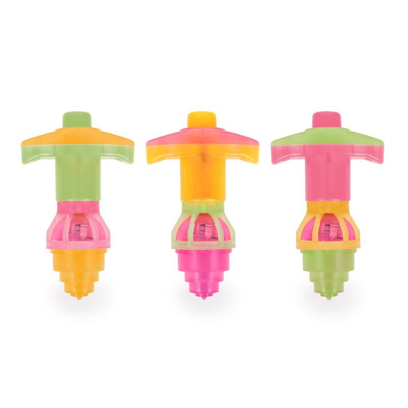 TAKE ACTION LIGHT-UP KREISEL GLOW IN THE DARK, 3-FACH SORTIERT