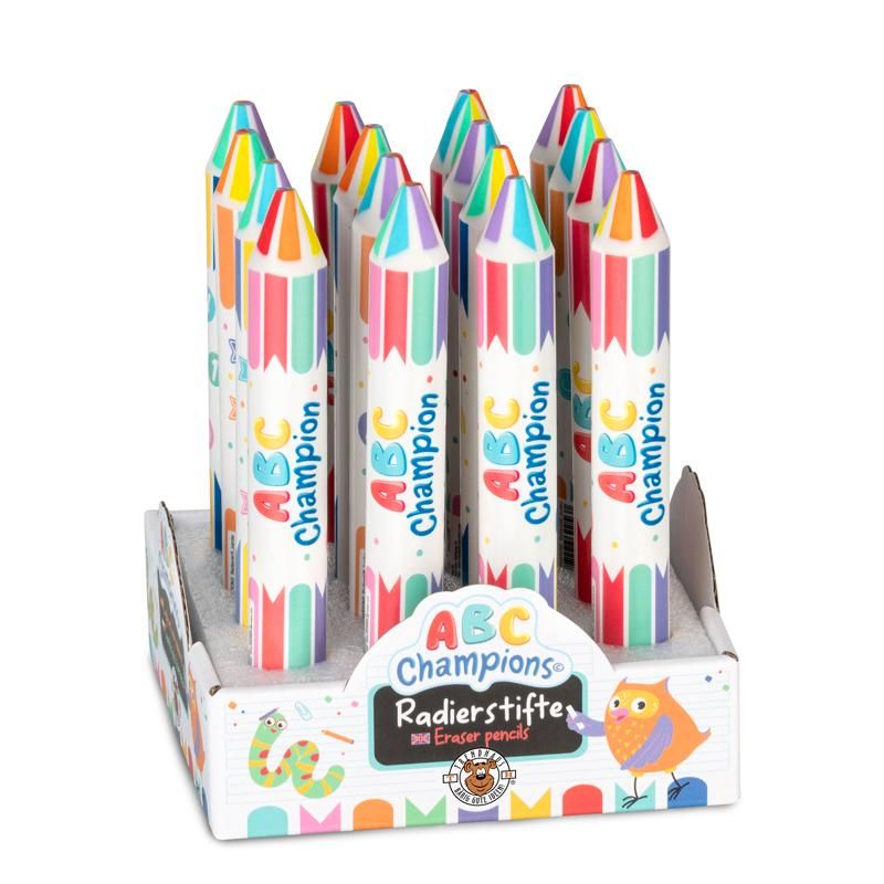 ABC CHAMPIONS RADIERSTIFT JUMBO, 4-FACH SORTIERT