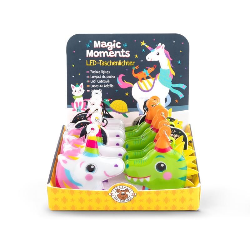 MAGIC MOMENTS LED-TASCHENLICHTER MIT KARABINER, 2-FACH SORTIERT