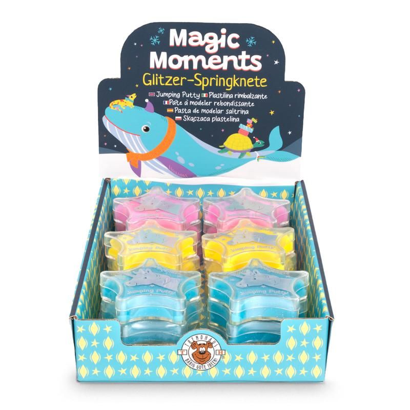 MAGIC MOMENTS GLITZER-SPRINGKNETE 15G, 3-FACH SORTIERT
