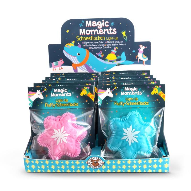 MAGIC MOMENTS FLUFFY-SCHNEEFLOCKE LIGHT-UP, 2-FACH SORTIERT