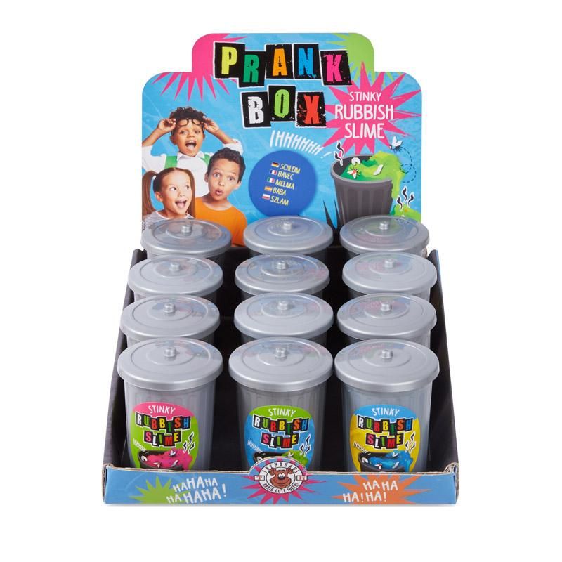 PRANK BOX STINKY-RUBBISH-SLIME 40G, 3-FACH SORTIERT
