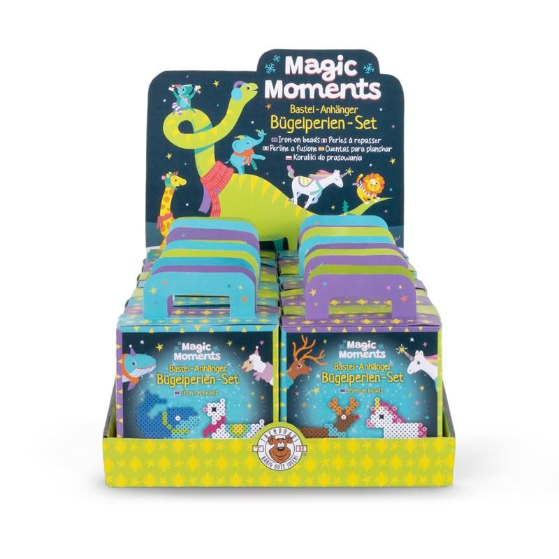 MAGIC MOMENTS BÜGELPERLEN-BASTELSET 2 STÜCK, 3-FACH SORTIERT