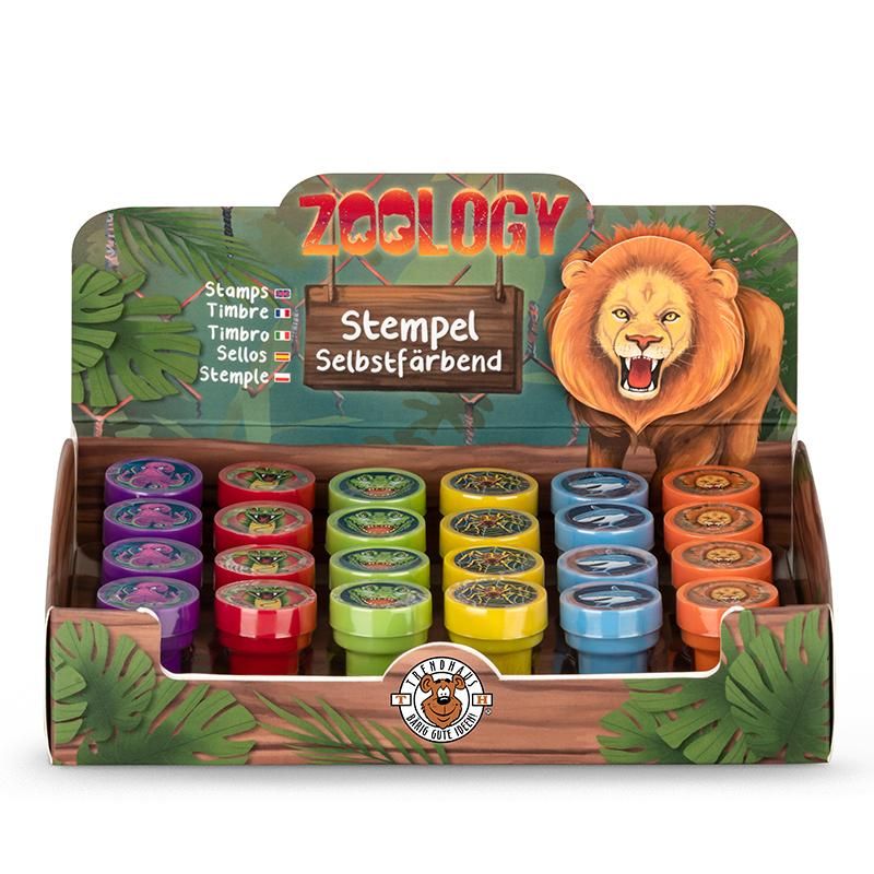 ZOO STEMPEL SELBSTFÄRBEND, 6-FACH SORTIERT
