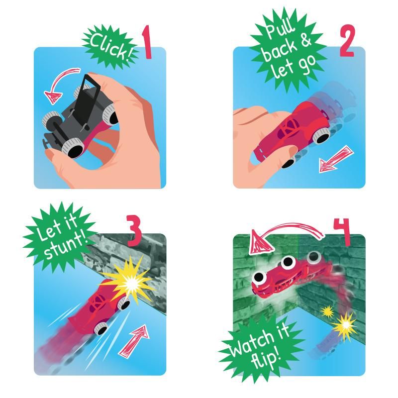 SPEED SALTO-AUFZIEH-AUTO, 4-FACH SORTIERT