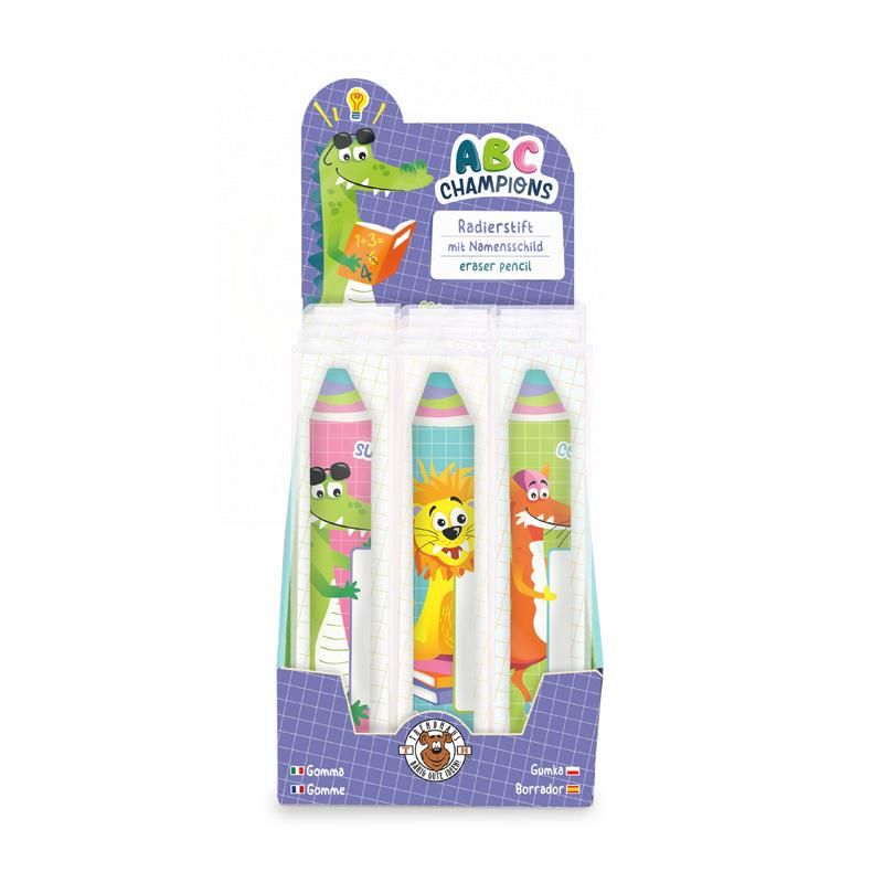 ABC RADIERSTIFT JUMBO PERSONALISIERBAR, 3-FACH SORTIERT