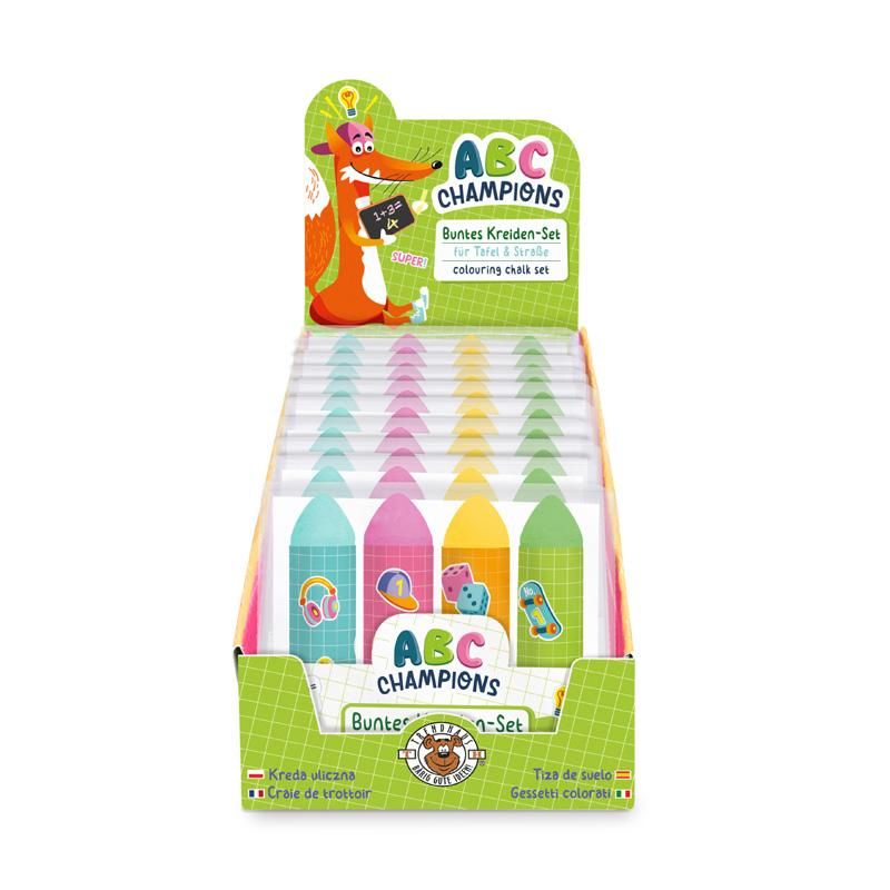 ABC KREIDEN 4ER-SET
