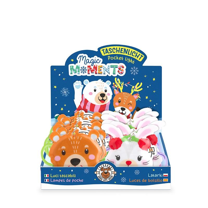 MAGIC MOMENTS TASCHENLICHT MIT KARABINER, 2-FACH SORTIERT