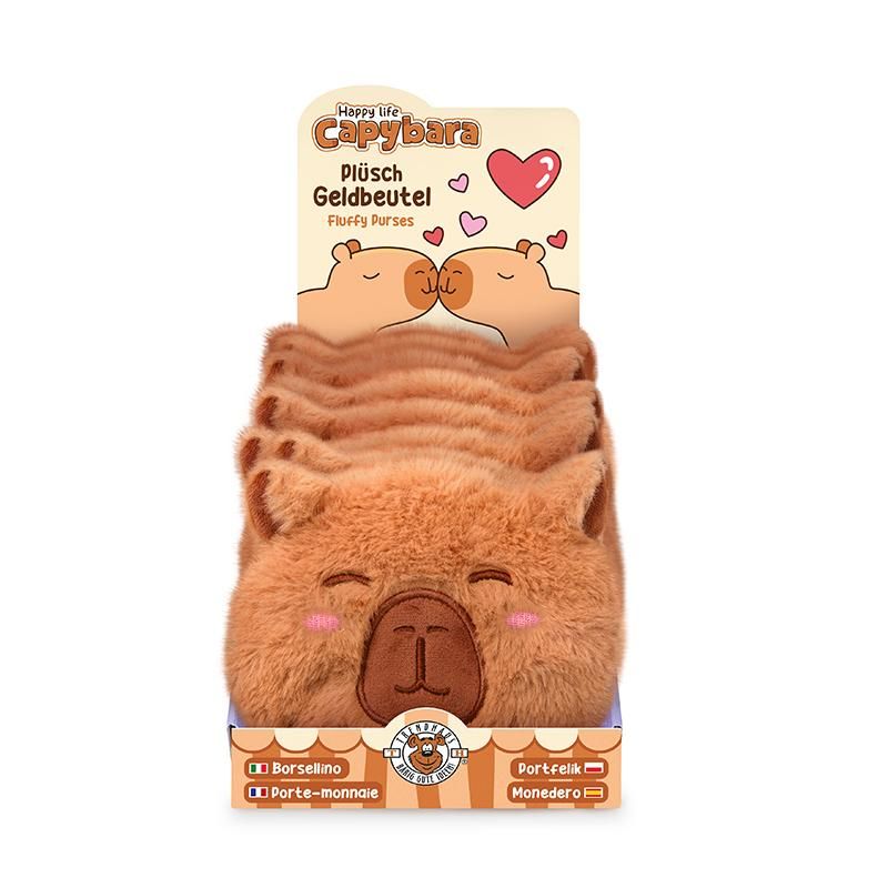 CAPYBARA LOVE PLÜSCH-GELDBEUTEL