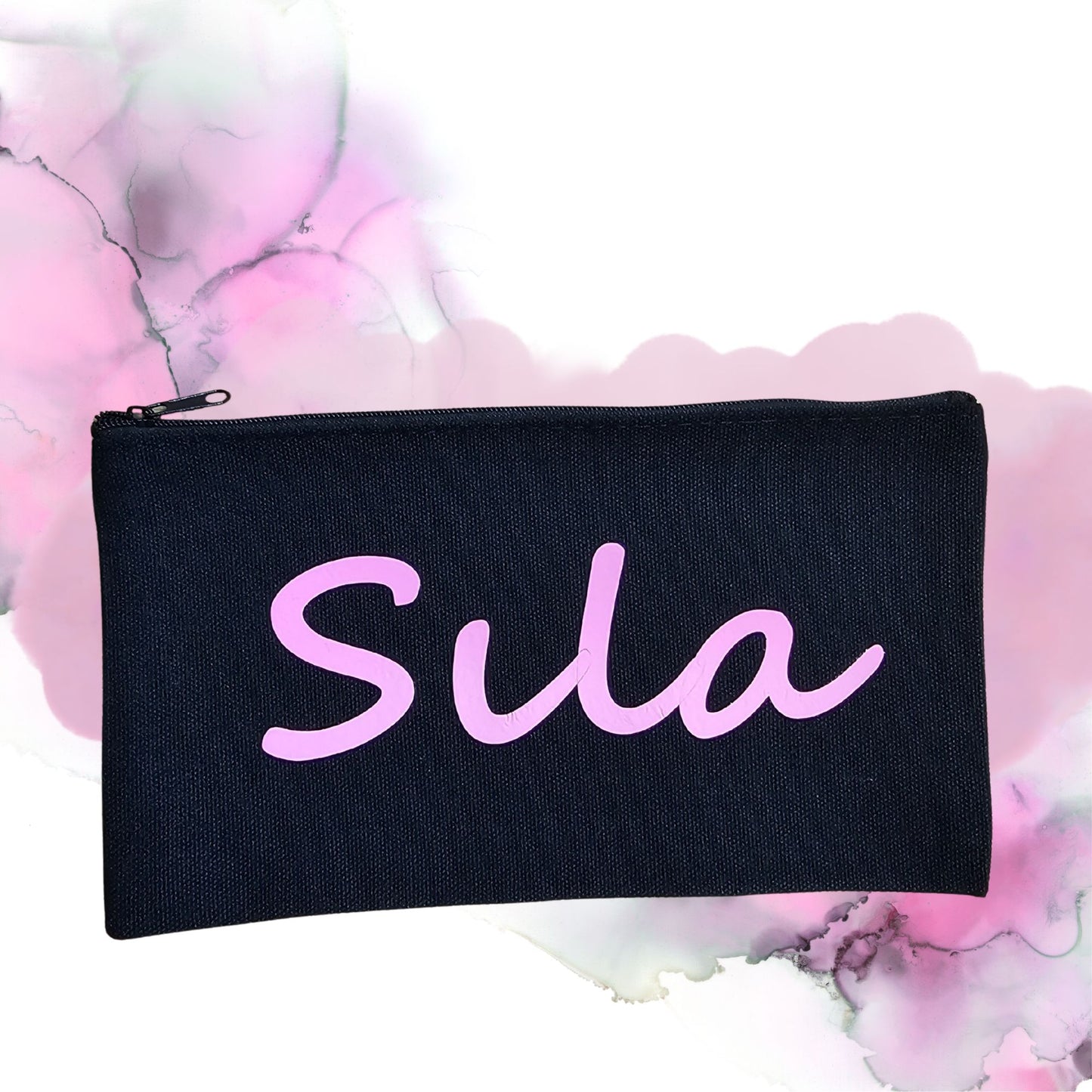 Personalisierbare Canvas -Taschen mit Reißverschluss