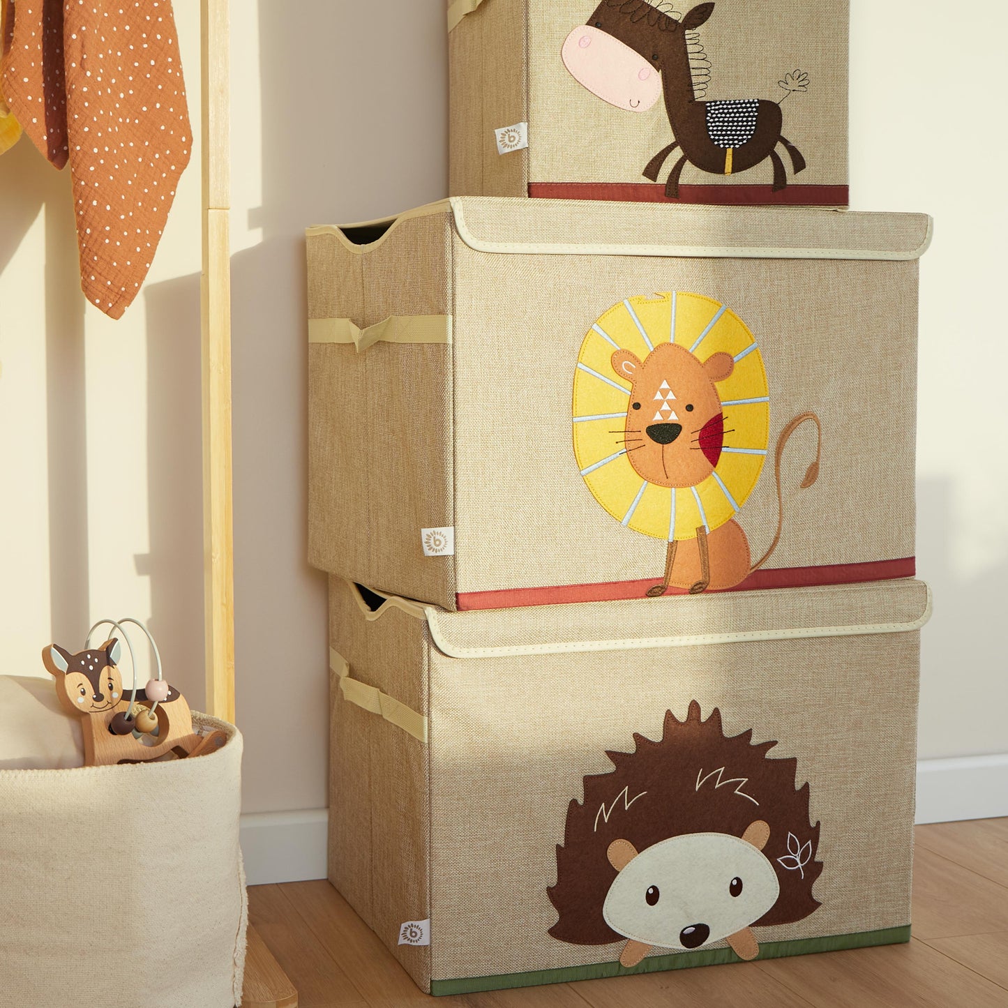 AUFBEWAHRUNGSBOX LÖWE MIT DECKEL