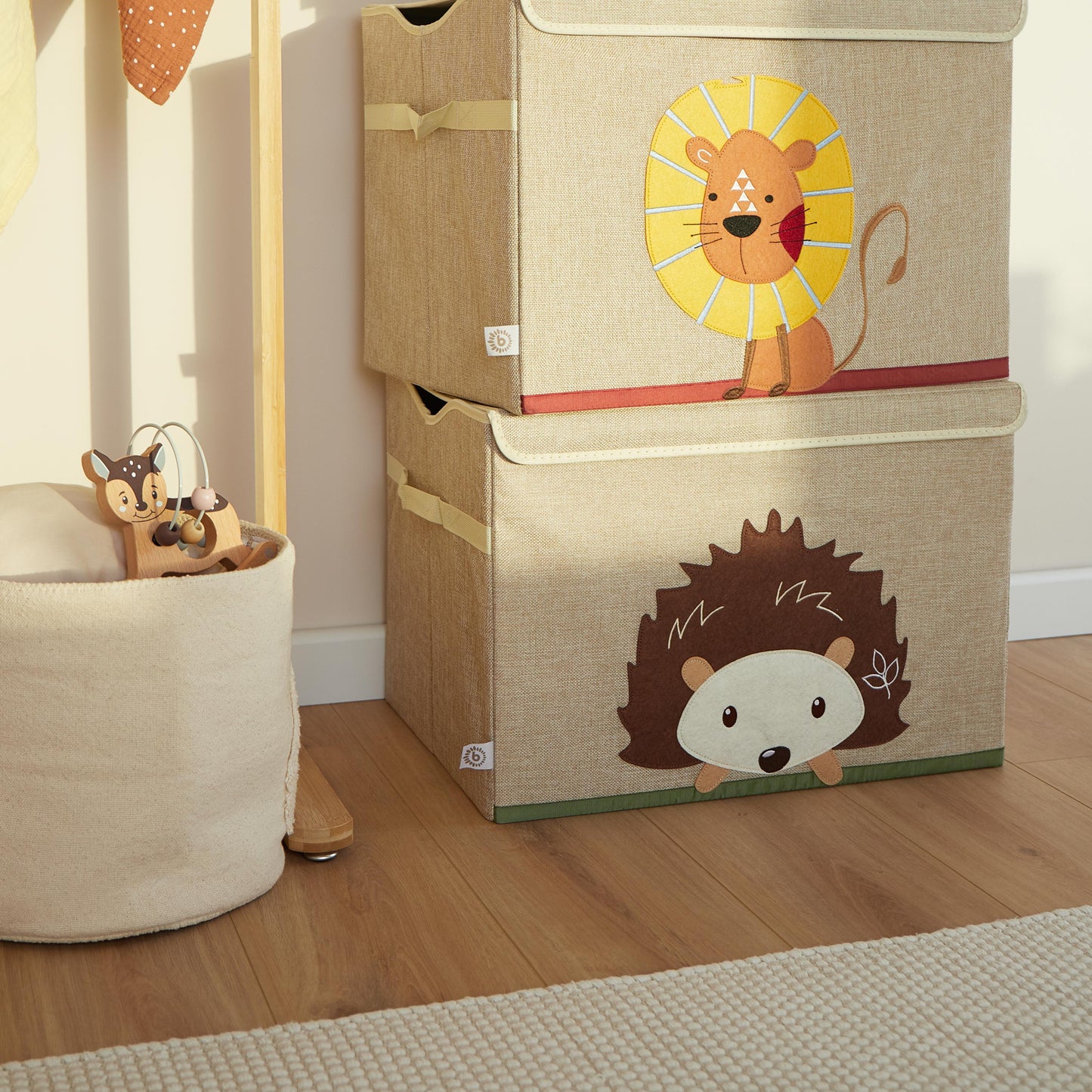 AUFBEWAHRUNGSBOX IGEL MIT DECKEL