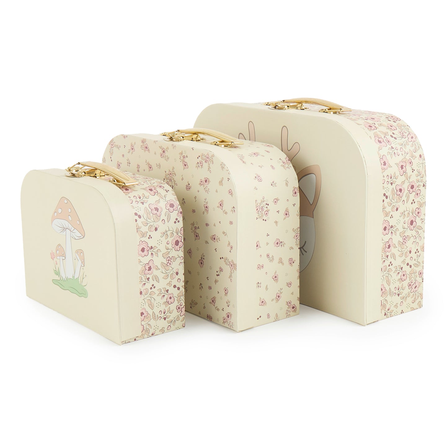 3ER KOFFERSET ELLA VINTAGE FLOWERS