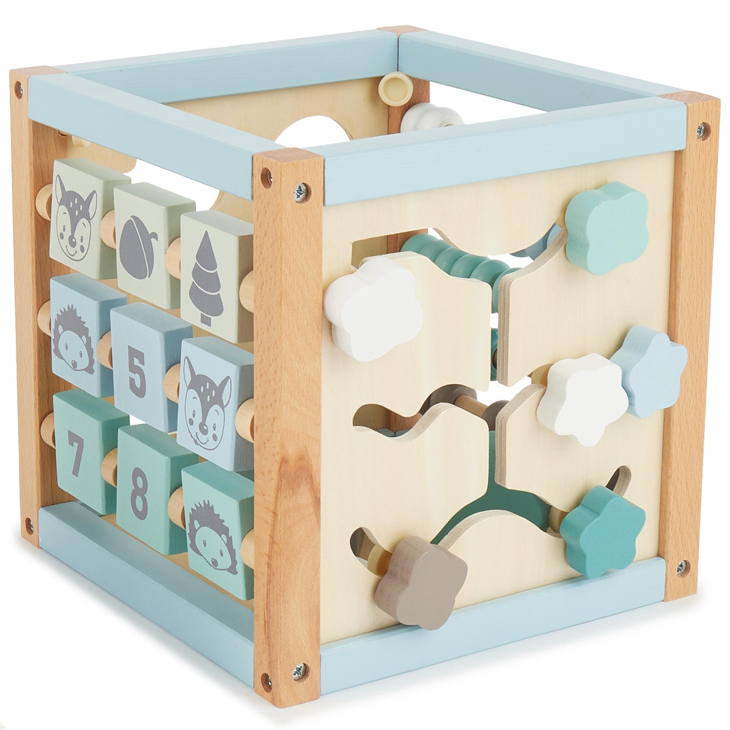 MOTORIKWÜRFEL WALDTIERE HOLZ FSC®