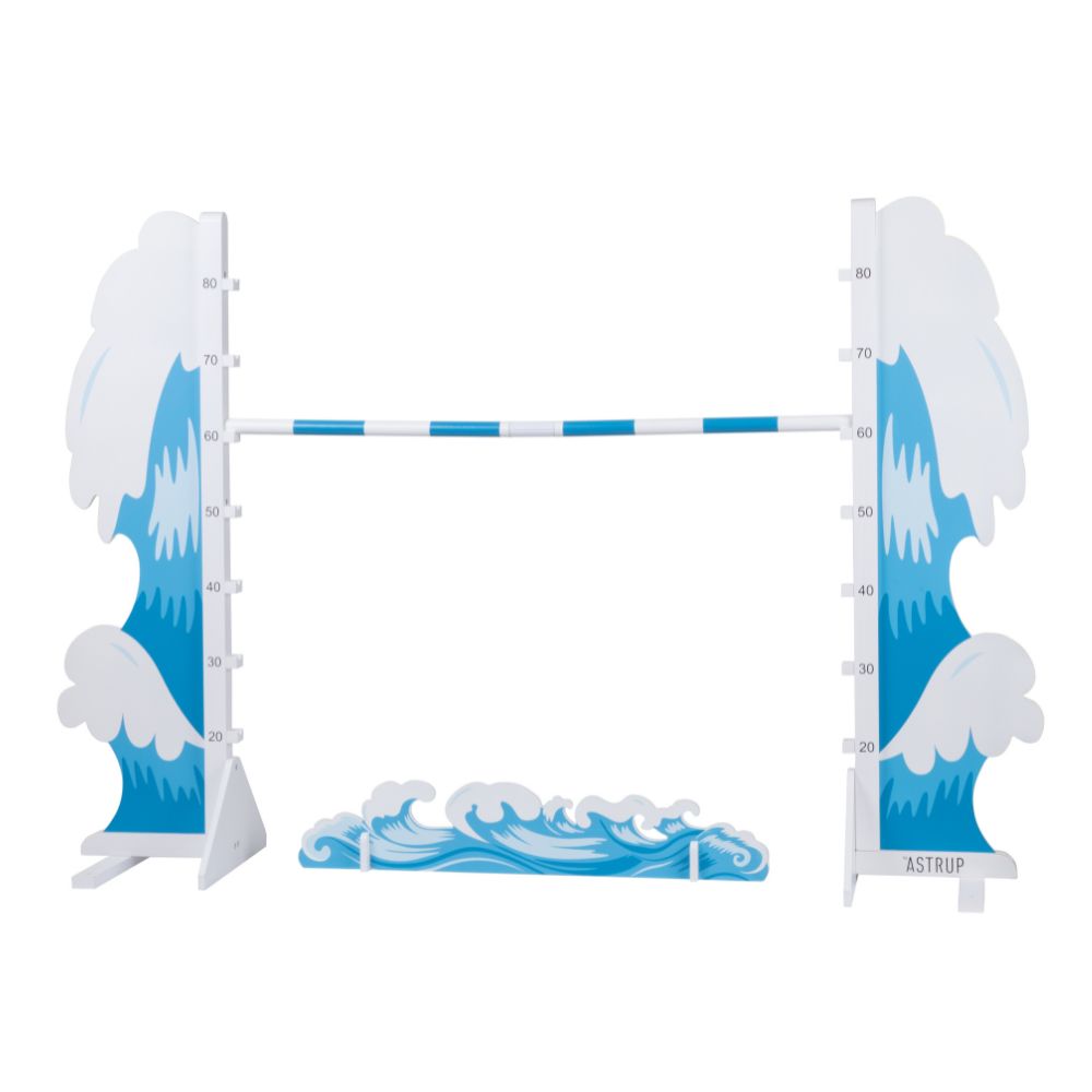 Springzaun Springparcours Springhindernis Show, Welle