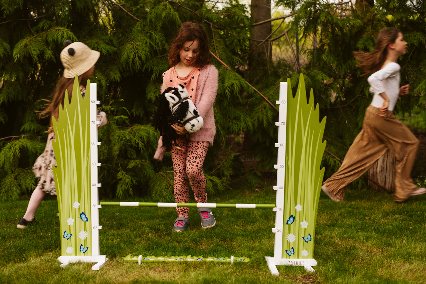 Springzaun Springparcours Springhindernis Show, Blume