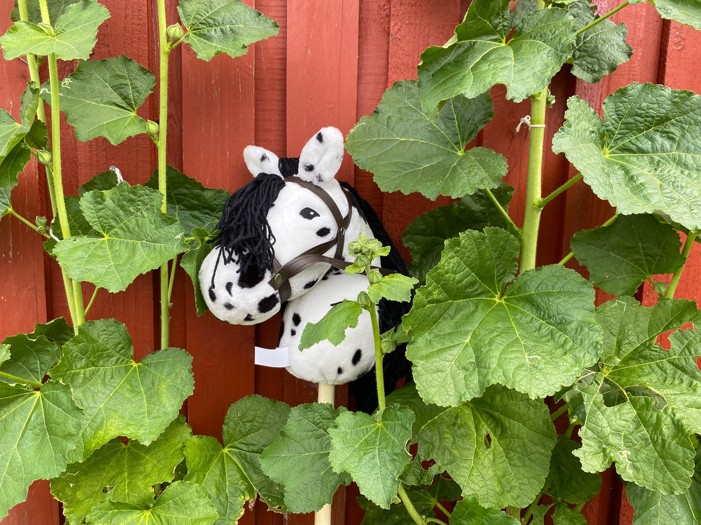 HOBBY HORSE, WEISS GEFLECKT