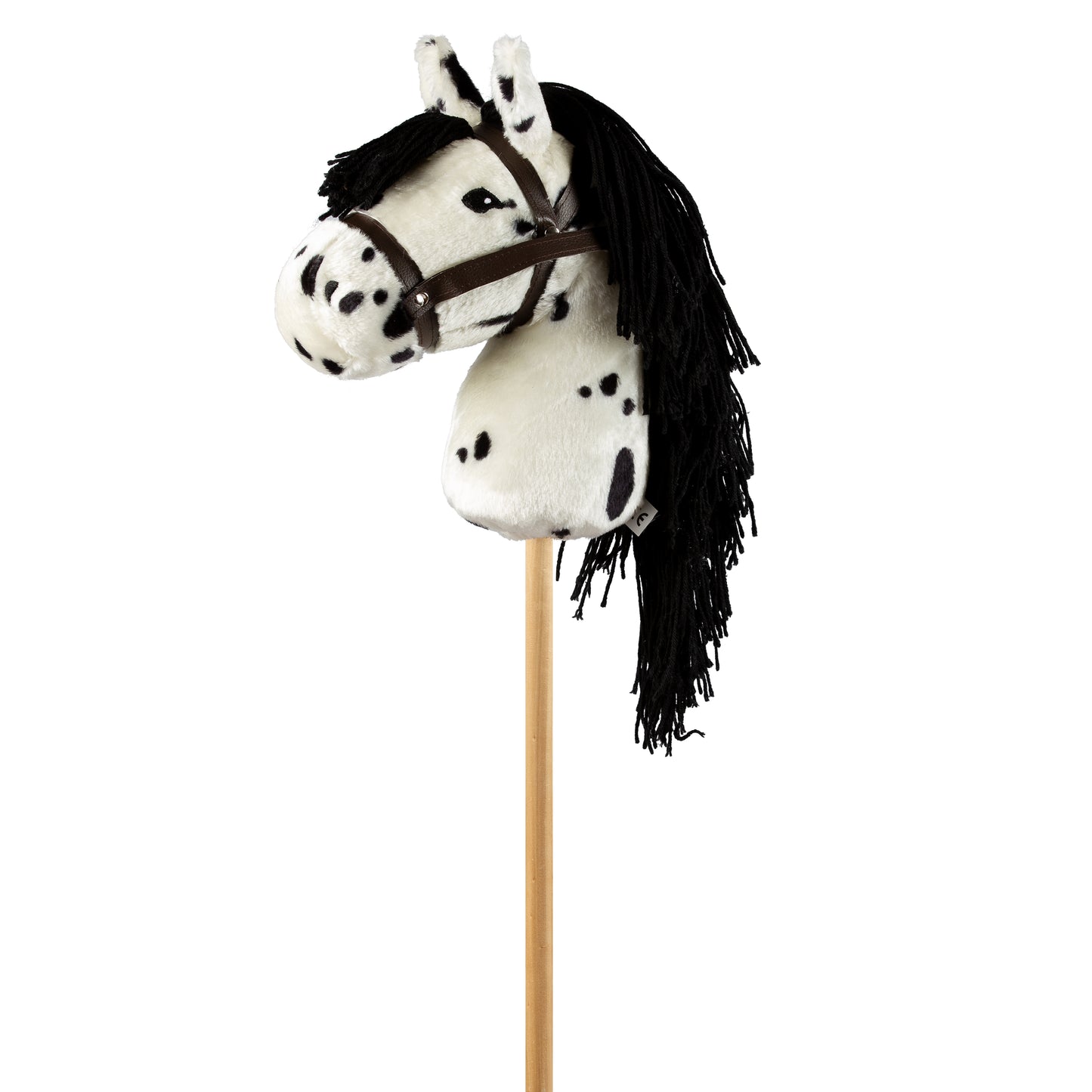 HOBBY HORSE, WEISS GEFLECKT