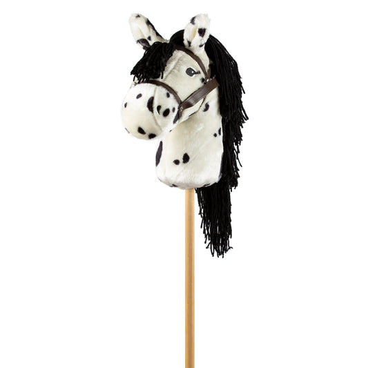 HOBBY HORSE, WEISS GEFLECKT