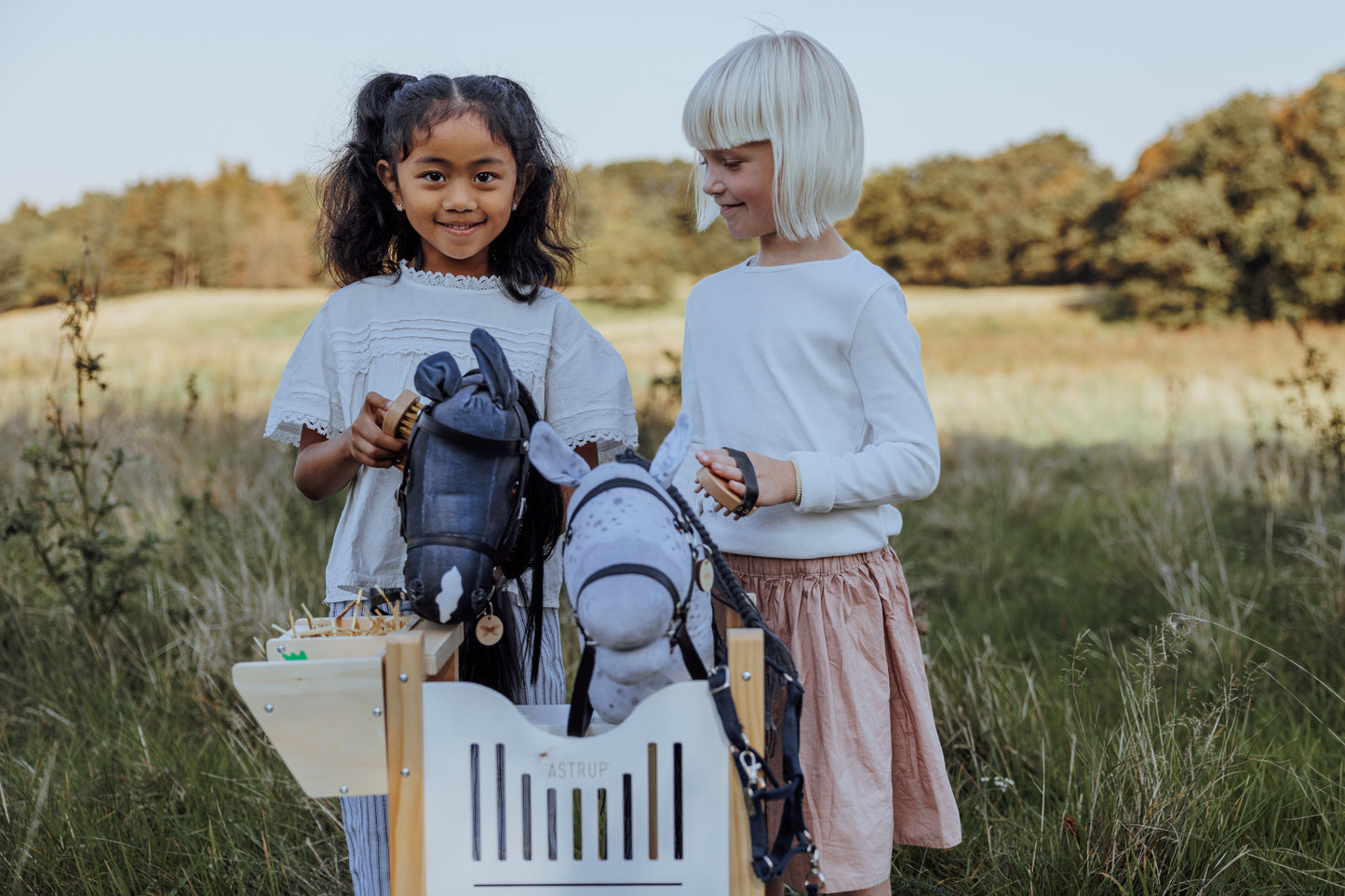 HOBBY HORSE BLAZE, GRAU/SCHWARZ