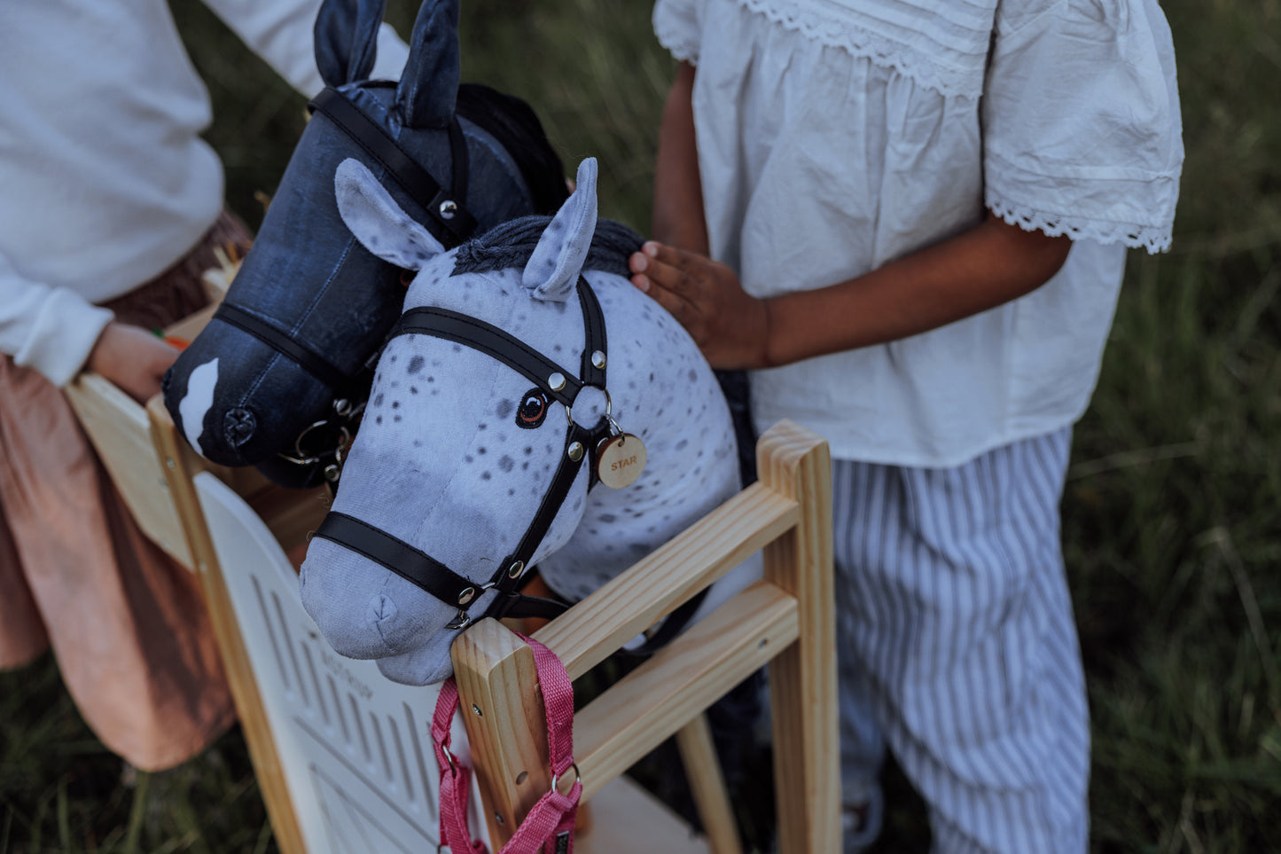 HOBBY HORSE BLAZE, GRAU/SCHWARZ