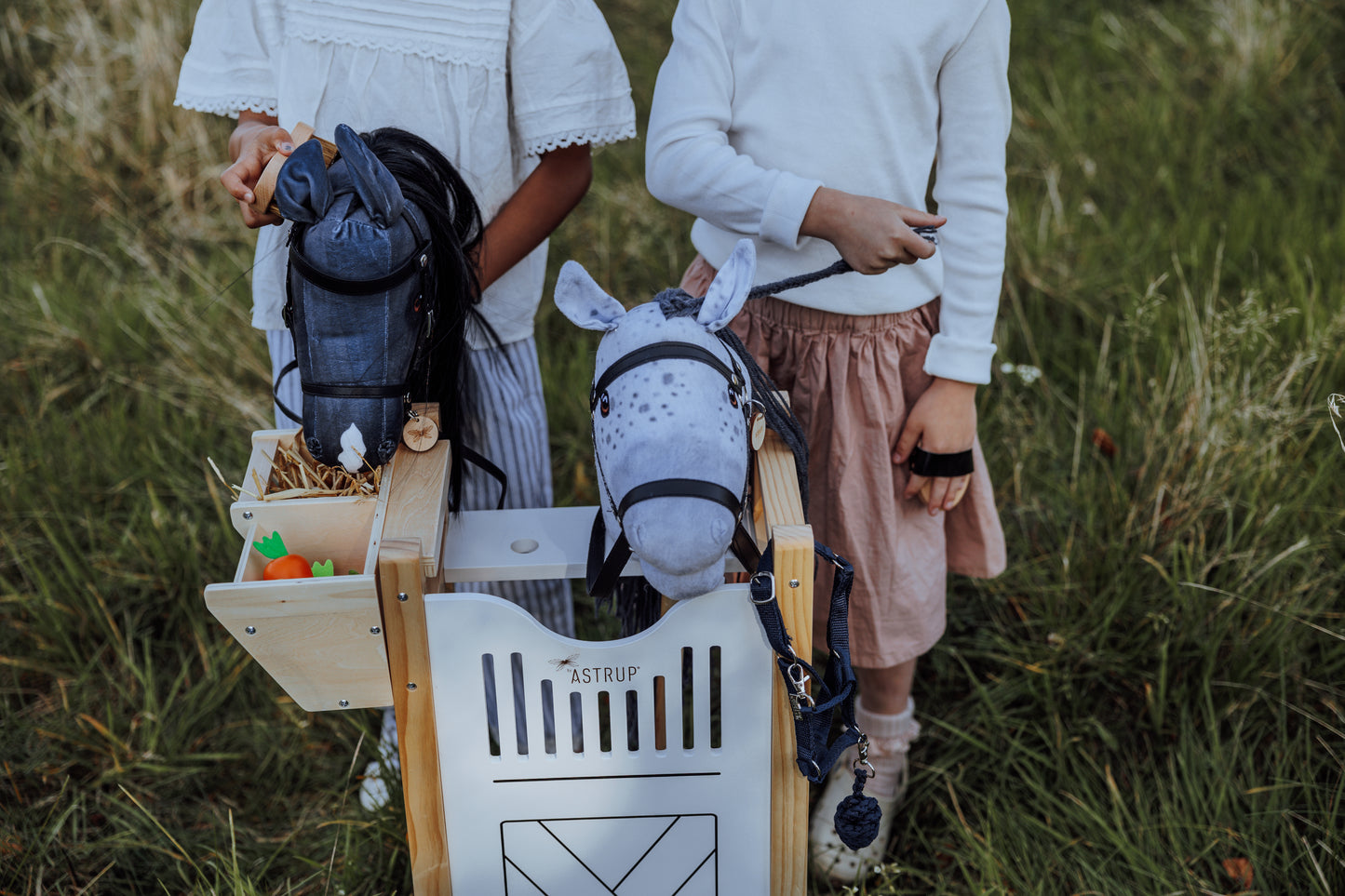 HOBBY HORSE BLAZE, GRAU/SCHWARZ