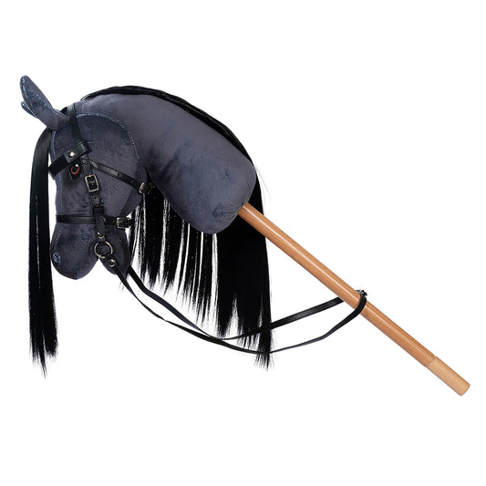 HOBBY HORSE BLAZE, GRAU/SCHWARZ