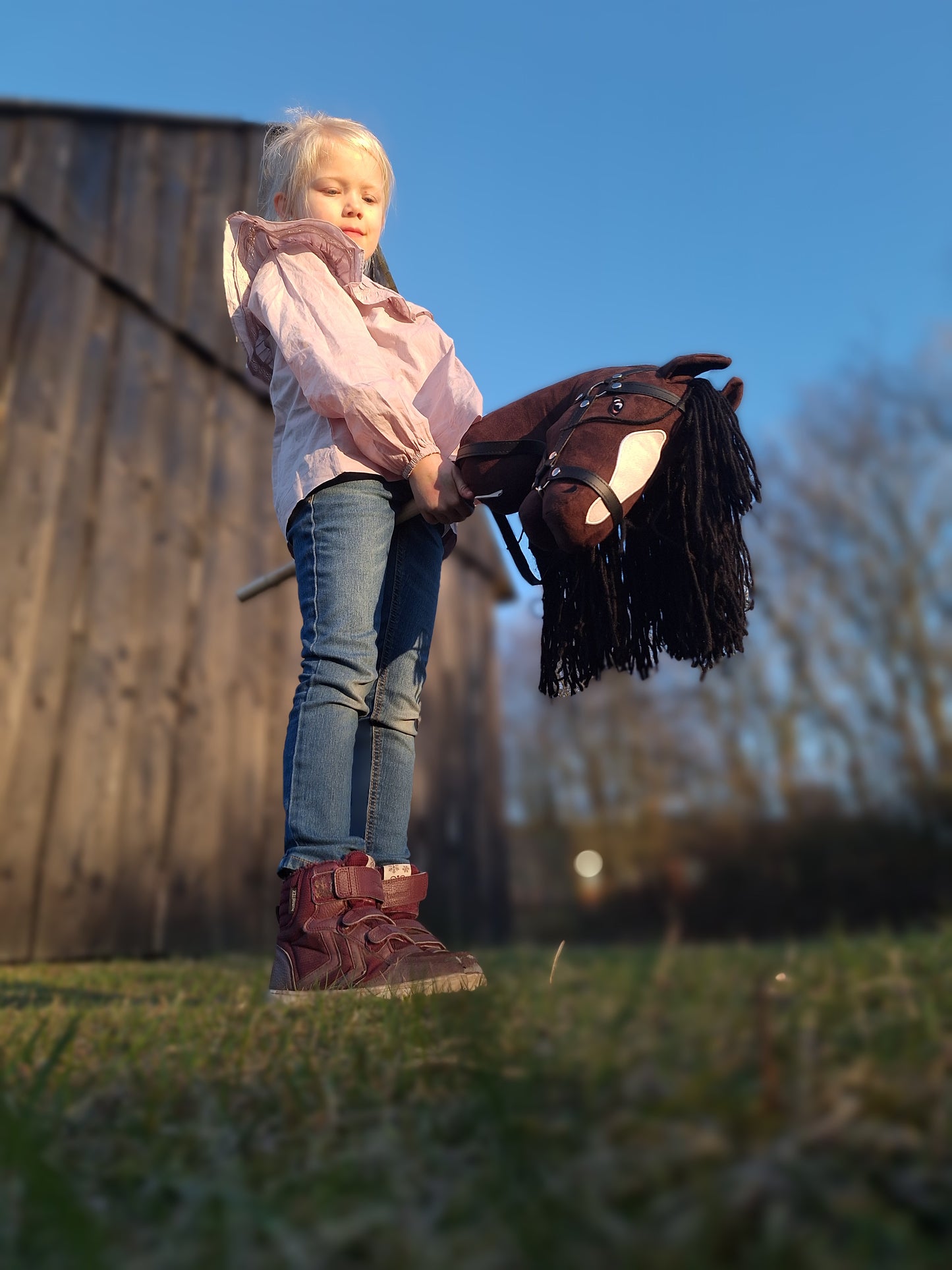 HOBBY HORSE ALICIA, BRAUN