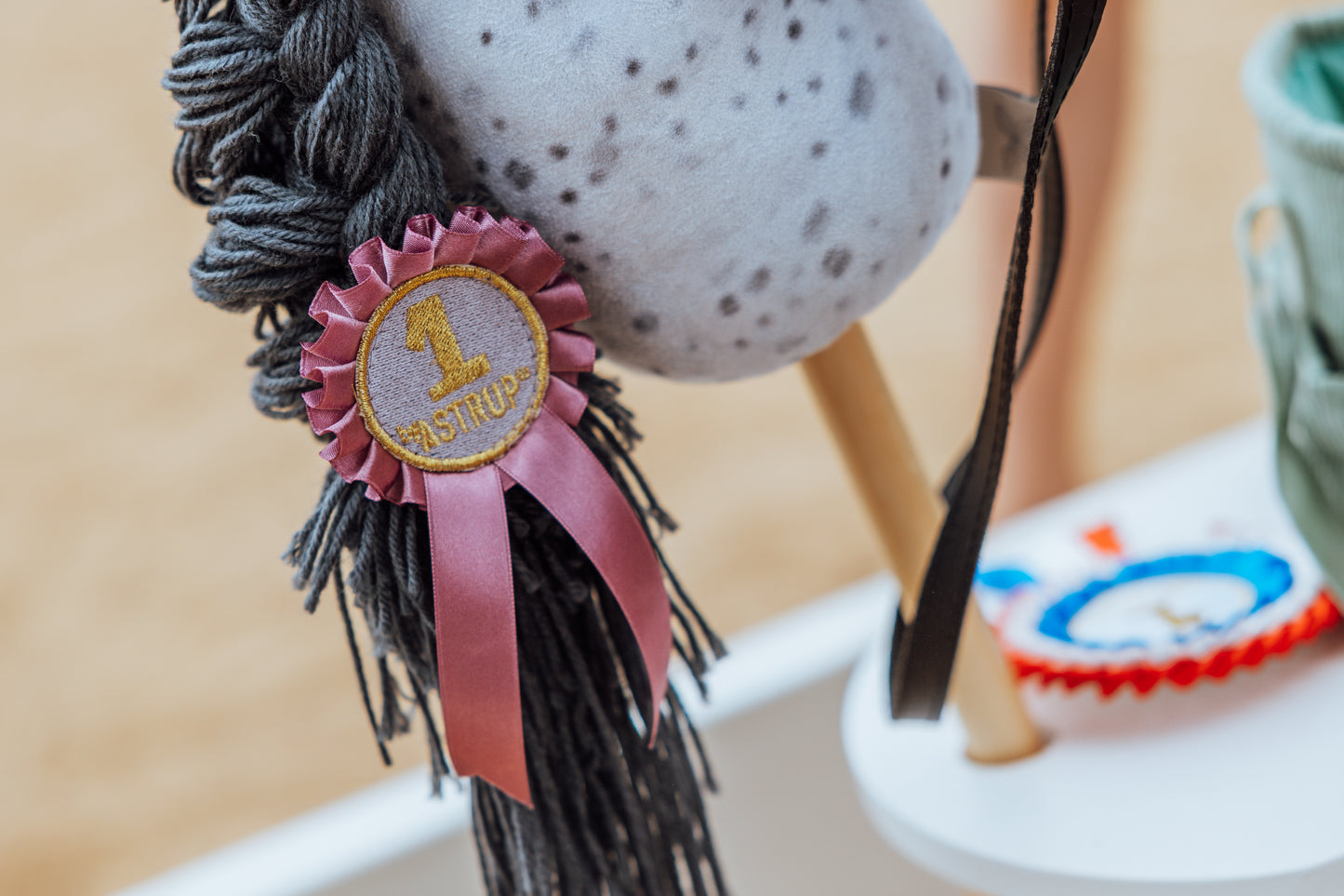 ROSETTE FÜR HOBBY PFERDE 2 STÜCK