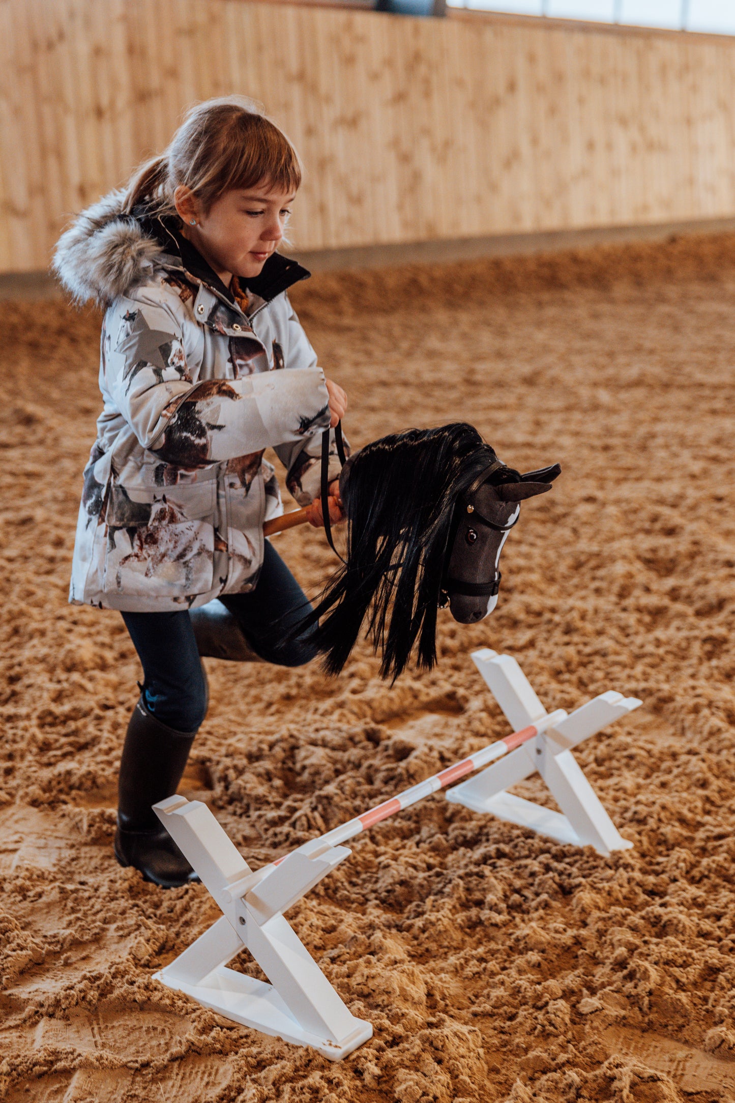 HINDERNIS STANGEN FÜR PFERDESPRÜNGE HOBBY HORSE