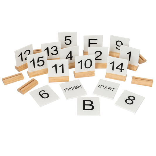 ZAHLEN & BUCHSTABEN MARKIERUNG FÜR DRESSUR UND SPRINGEN