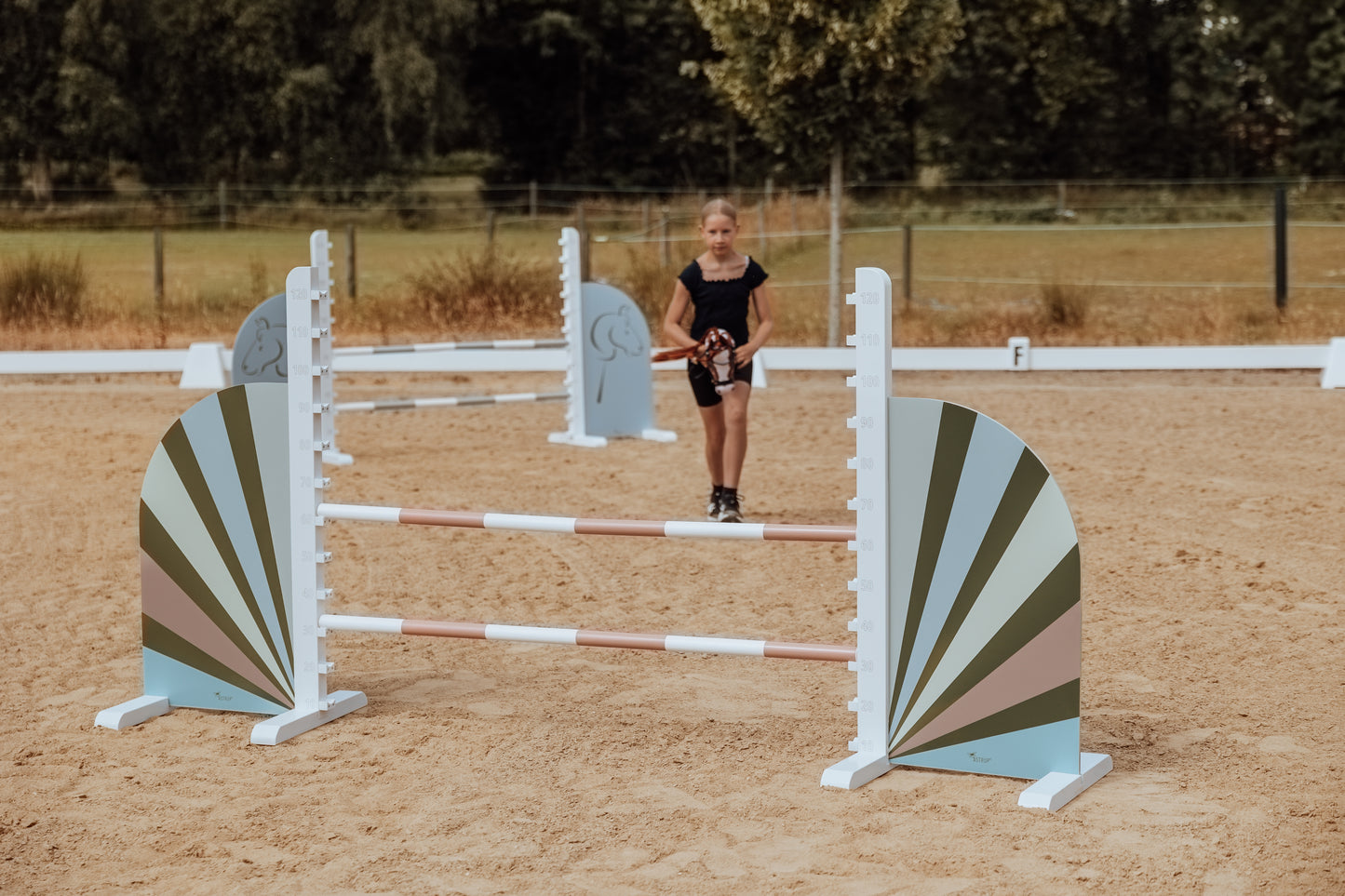 HINDERNIS STANGEN FÜR PFERDESPRÜNGE HOBBY HORSE