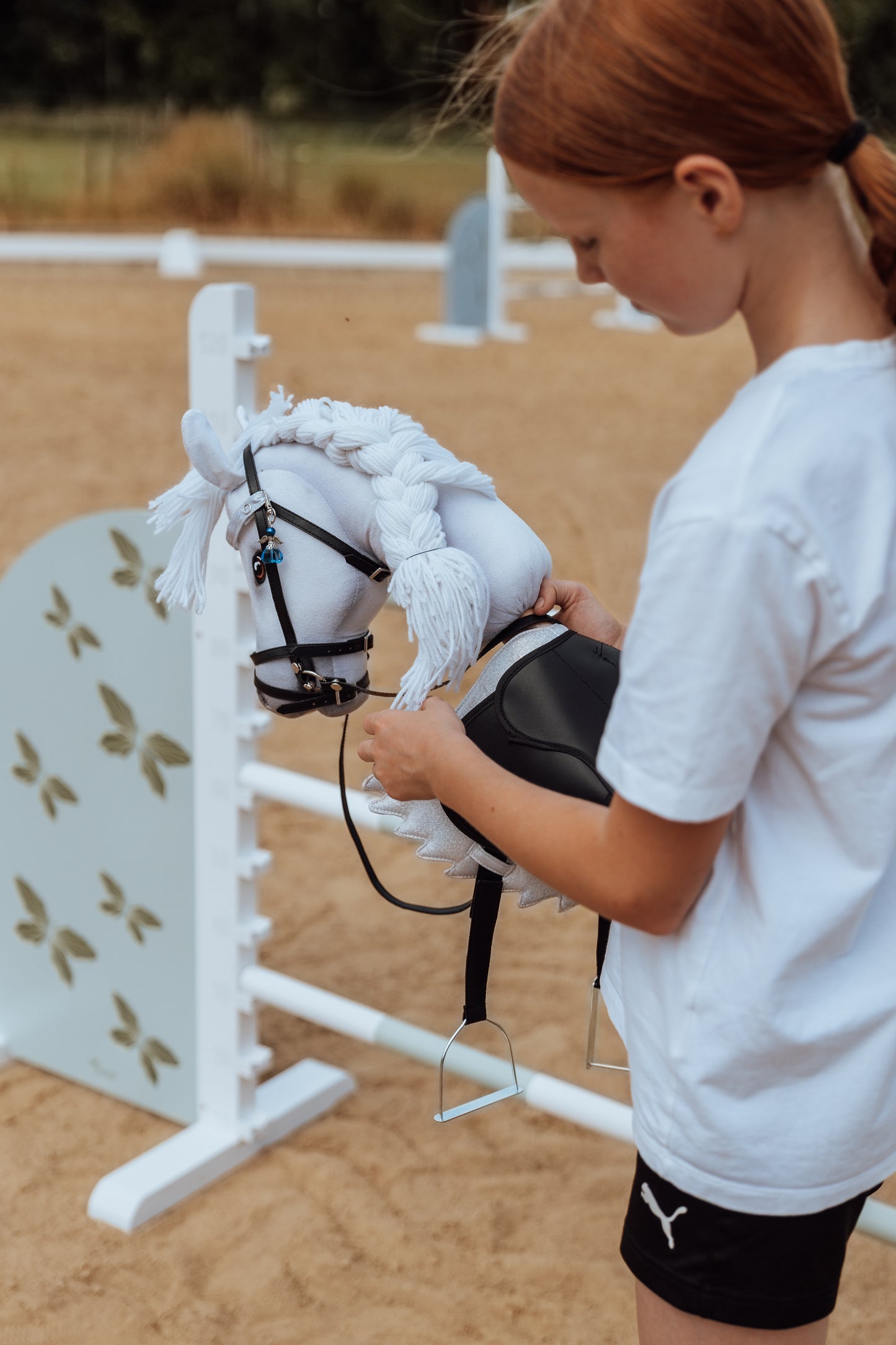 HOBBY HORSE SIGRID, WEISS