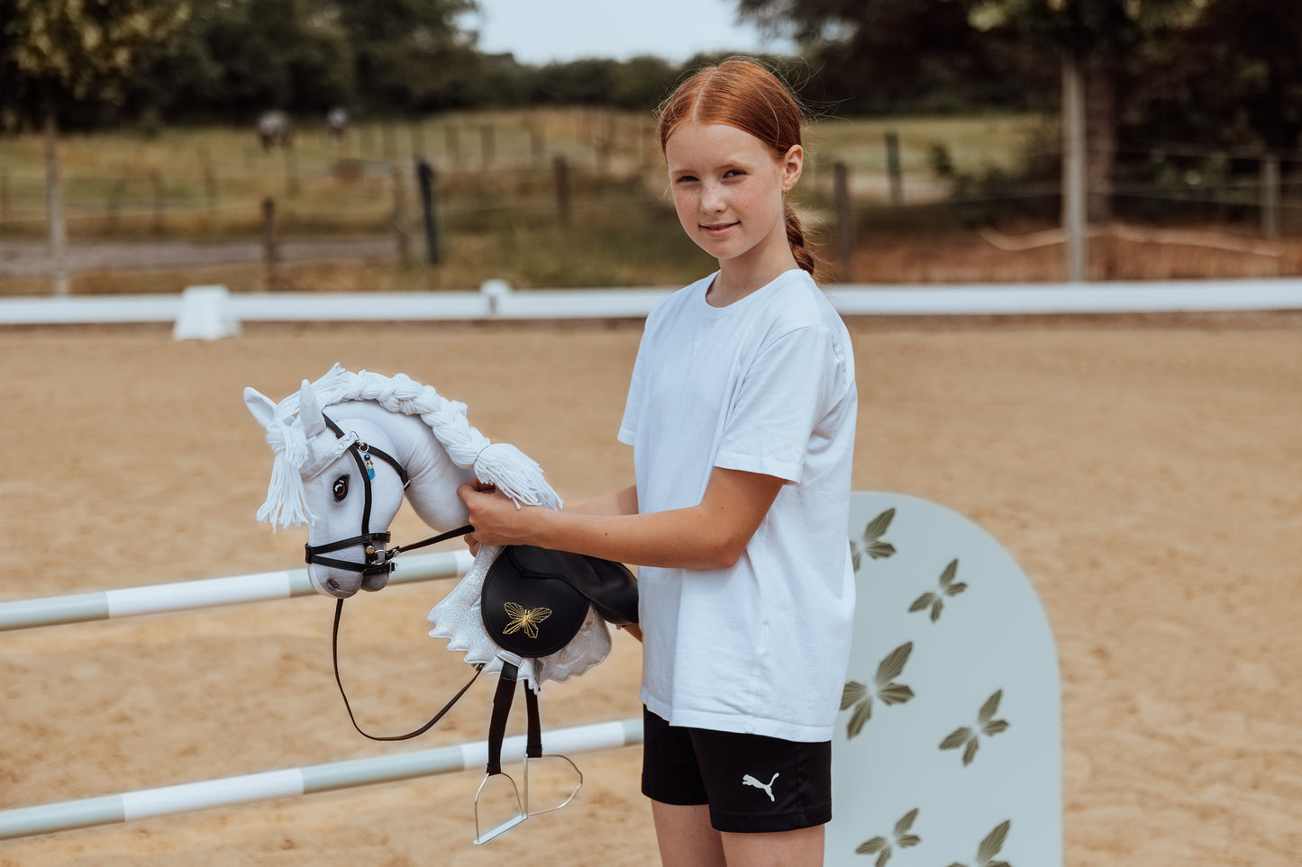 HOBBY HORSE SIGRID, WEISS