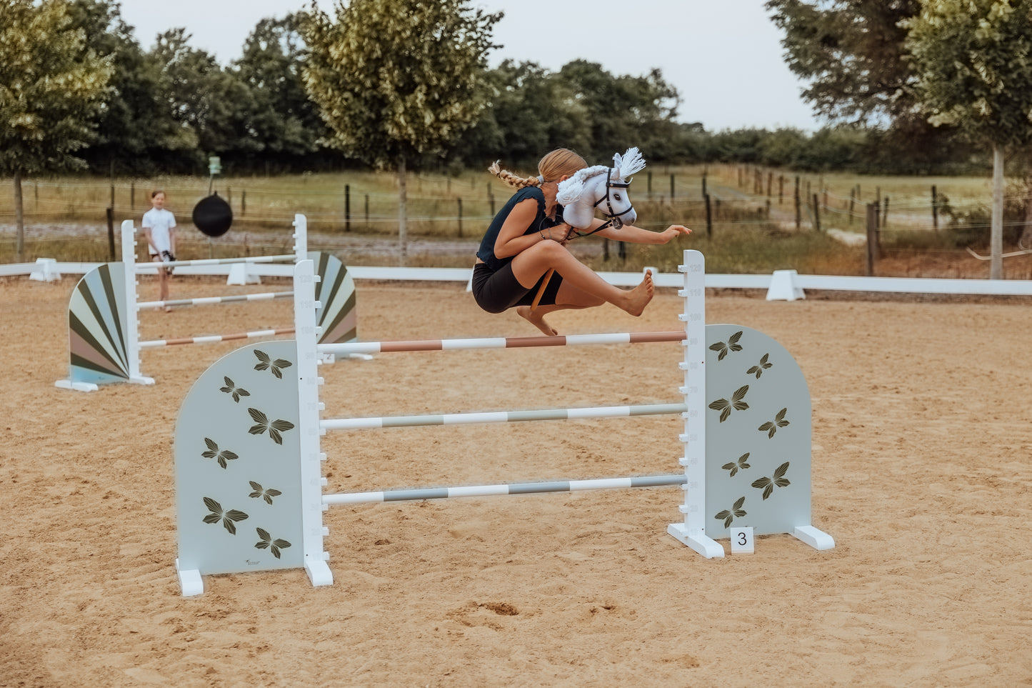 SPRUNGSTANGE IN MINTGRÜN, ROSA ODER BLAU