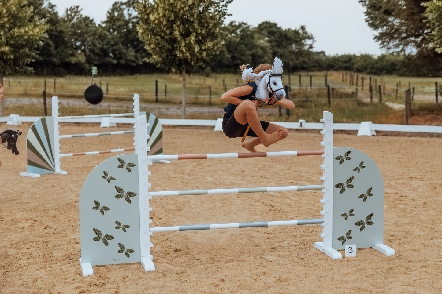 SPRUNGSTANGE IN MINTGRÜN, ROSA ODER BLAU