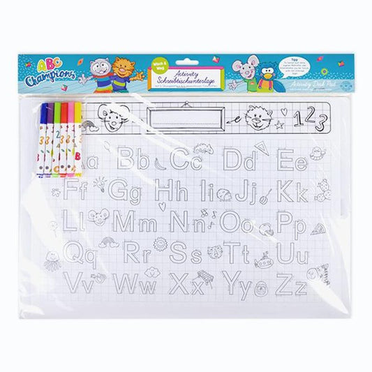 ABC CHAMPIONS ACTIVITY SCHREIBTISCHUNTERLAGE WISCH & WEG
