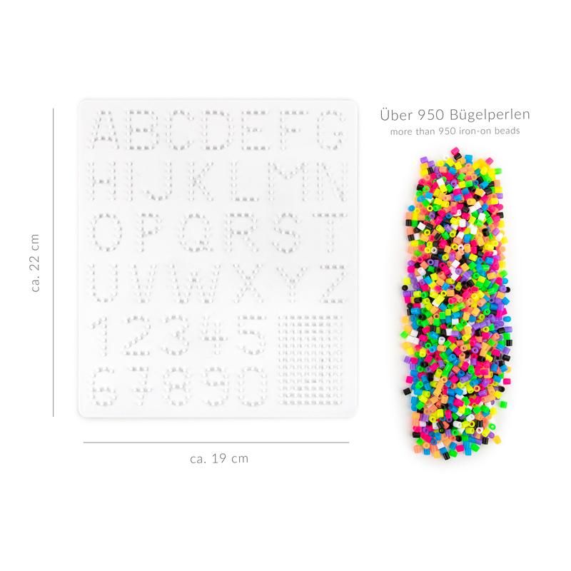 ABC CHAMPIONS BÜGELPERLEN LERNSPASS-SET BUCHSTABEN & ZAHLEN