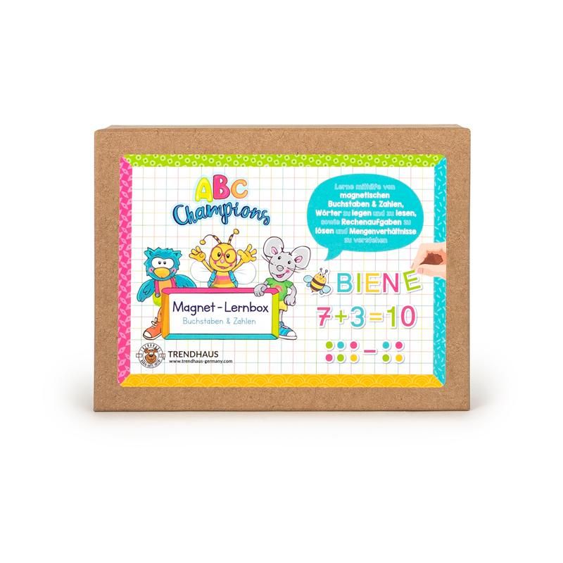 ABC CHAMPIONS MAGNET-LERNBOX BUCHSTABEN & ZAHLEN 183-TEILIG