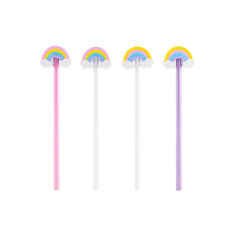 GOOD FEELINGS BLEISTIFT & RADIERER REGENBOGEN, 4-FACH SORTIERT