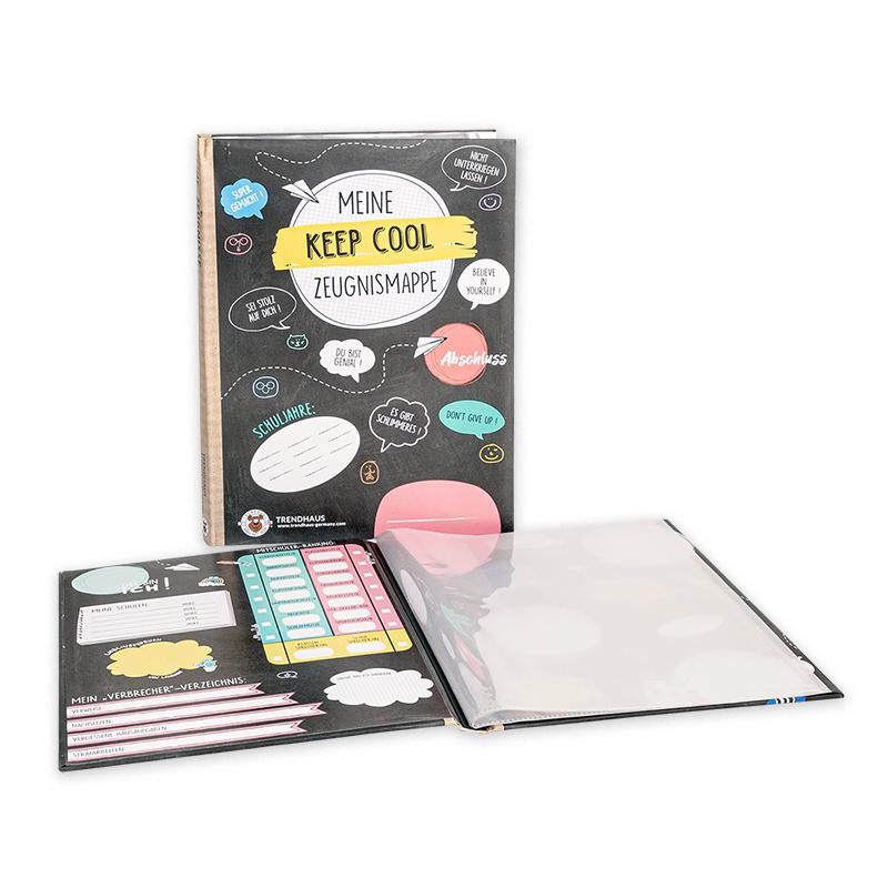 ALLES FÜR DIE SCHULE ZEUGNISMAPPE „KEEP COOL“