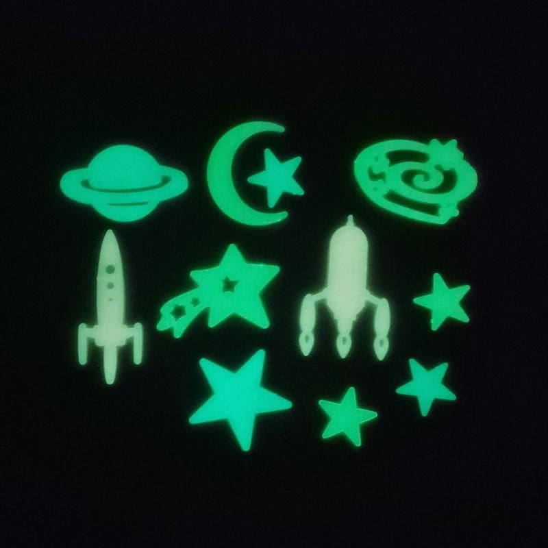 SPACE ADVENTURE WANDSTICKER GITD SELBSTKLEBEND 34-TEILIG