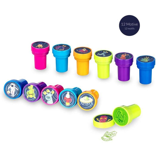 SPACE ADVENTURE STEMPEL SELBSTFÄRBEND, 12-FACH SORTIERT