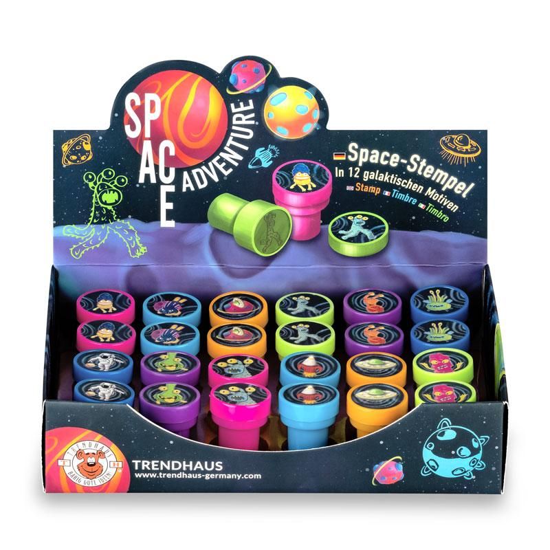 SPACE ADVENTURE STEMPEL SELBSTFÄRBEND, 12-FACH SORTIERT