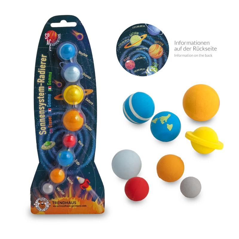 SPACE ADVENTURE SONNENSYSTEM-RADIERER 8ER-SET