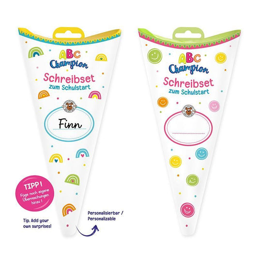 ABC CHAMPIONS SCHREIBSET ZUM SCHULSTART 8-TEILIG, 2-FACH SORTIERT