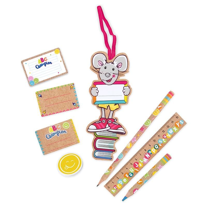 ABC CHAMPIONS SCHREIBSET ZUM SCHULSTART 8-TEILIG, 2-FACH SORTIERT